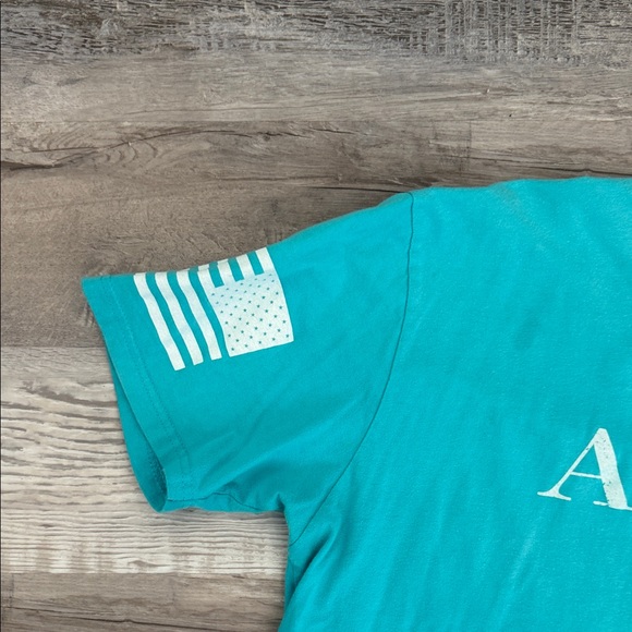 Grunt Style Alcohol Sanitizes Graphic Tee - Teal Men's T-Shirt - Picture 3 of 3